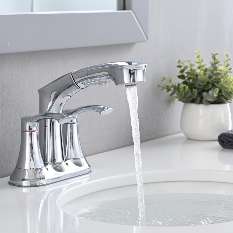 2-handle Bathroom Faucet, Chrome
