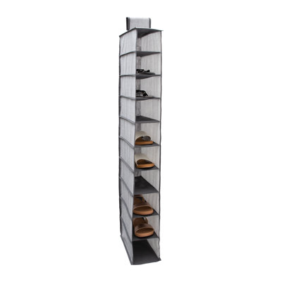 10 Pair Hanging Shoe Organizer