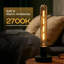 Vintage Bayonet LED Bulb,T185 4W Tubular Dimmable B22 LED Filament Bulb,Edison Warm White 2700K Amber Glass 450lmn,Tube Shape Decorative Lighting Bulb - AC 220V Pack of 2