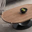 Table basse noyer massif et bois manufacturé