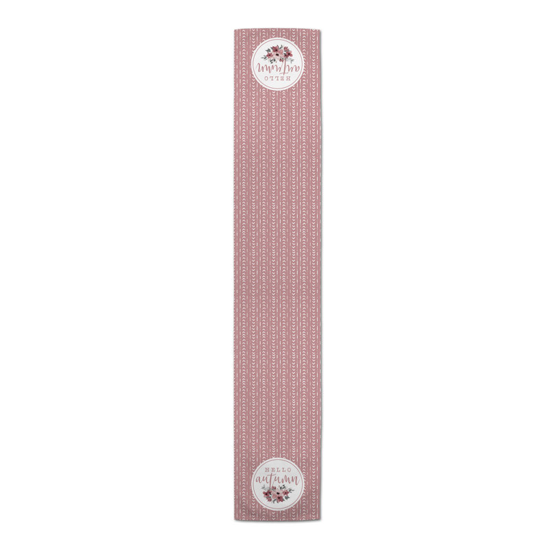 Abree Hello Autumn Boho Table Runner, 72" L x 16" W