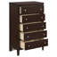 Commode 5 tiroirs Boden Cappuccino-111669895