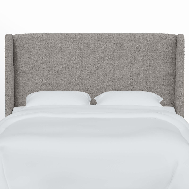 Bellfield Upholstered Headboard, California King, Classic Elephant Boucle