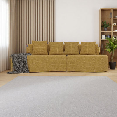 Canapé modulaire courbé moderne modulaire 3 places