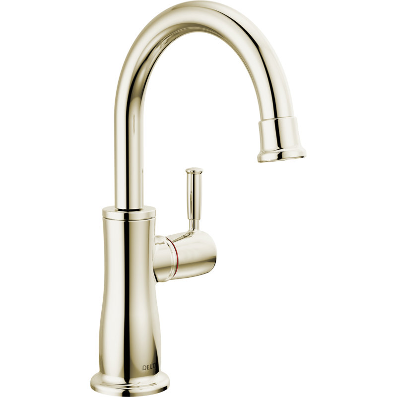 Robinet de bar avec accessoires, Nickel poli