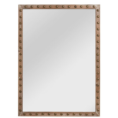 Belleville Solid Wood Flat Wall Mirror
