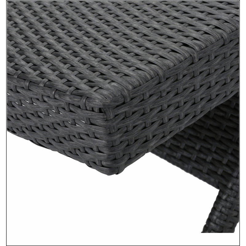 Fauteuil en osier avec accoudoirs Salem