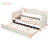 Upholstered Daybed Sofa Bed With Trundle Bed And Wood Slat-653411767