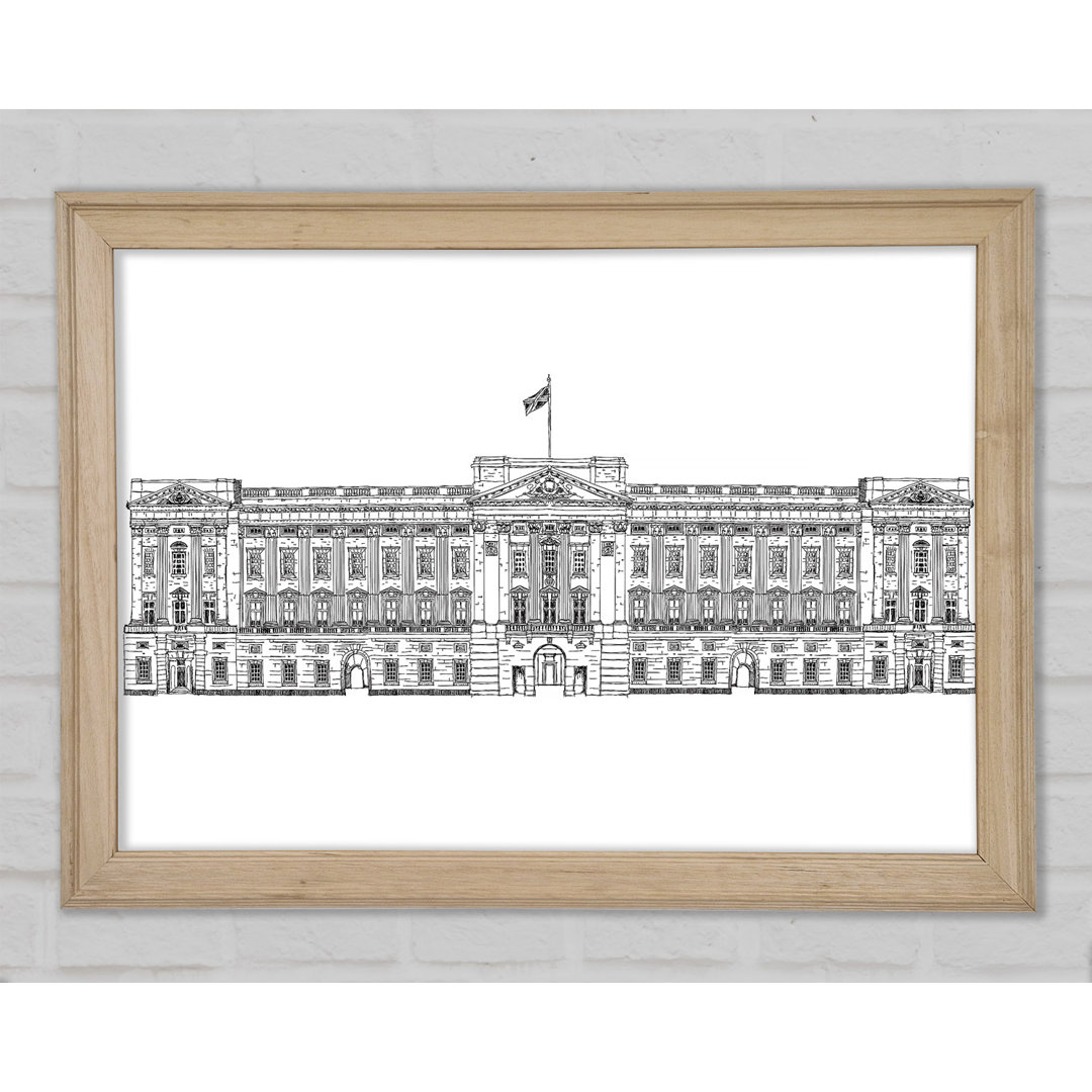 Buckingham Palace Zeichnung - Druck