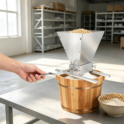 Adjustable Manual Grain Grinder 4L 2 Roller