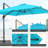 Setareh 10x10' Cantilever Umbrella with a Base-562982054