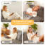 Lit convertible pour la lecture, méridienne modulaire se déroulant, support ergonomique pour les hanches et les jambes, lavable à la machine, gris neutre, jeu de 30,94 po de largeur, velours côtelé respirant au dossier, housse