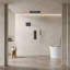 Robinet de douche thermostatique musical, système de douche double 20 po avec éclairage d'ambiance à DEL-95466165