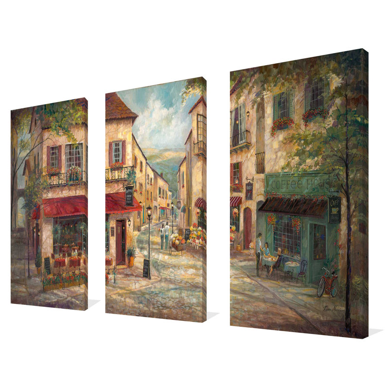 " Salvatores " 3 - Pieces, 48" H x 36" W x 0.75" D