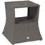 Square Metal Outdoor Coffee Table With Umbrella Hole , 54cm W 54cm D