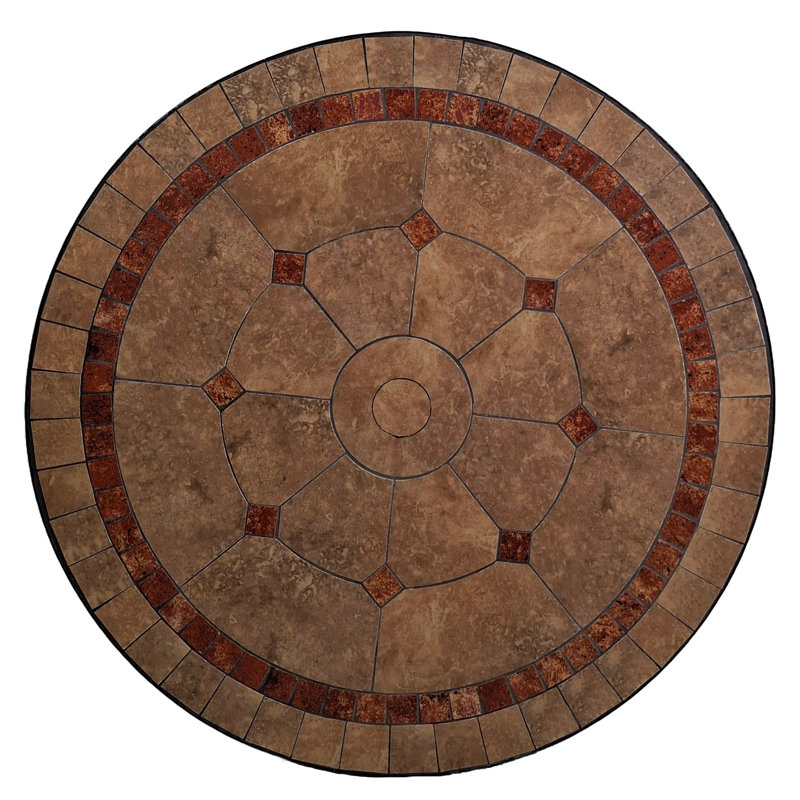 Richmond Garden Ceramic Mosaic Bistro Table