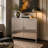 Aviator Studded Steel Accent Cabinet