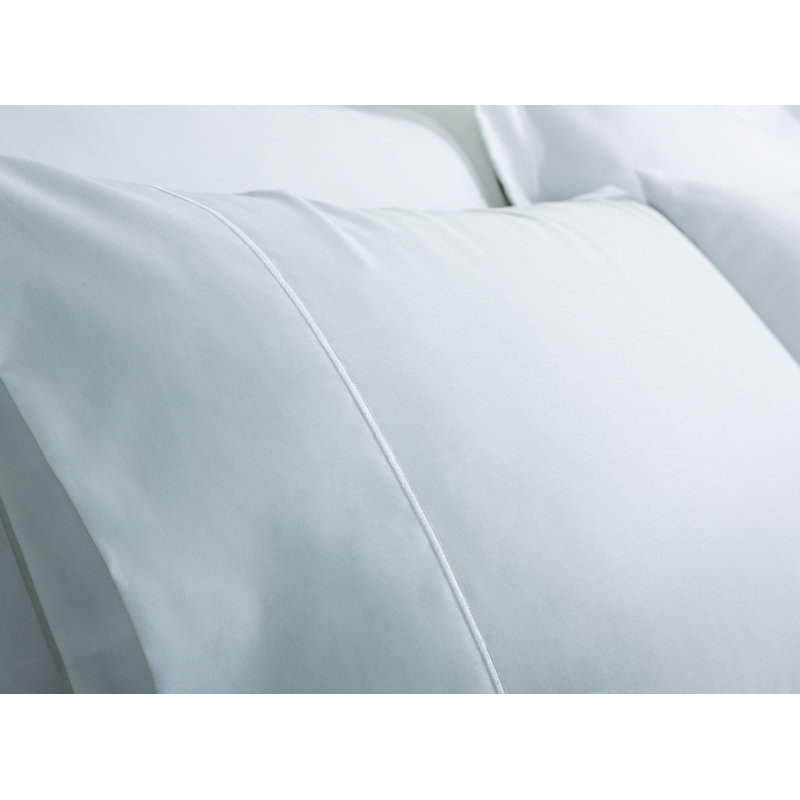 Luxury 800 Thread Count 100% Cotton Standard Pillowcase Pair, White