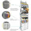 Wall Organizer with Wall Baskets-1830123475