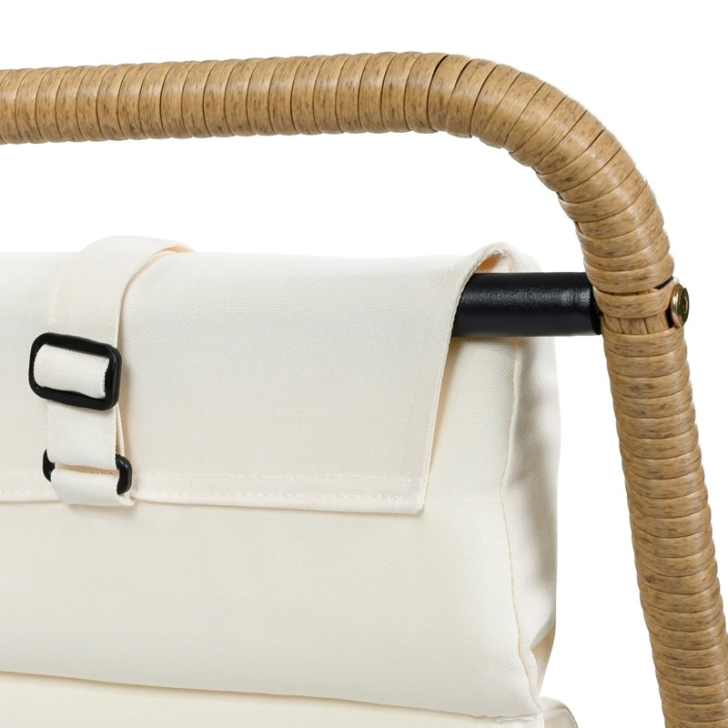 Chaise pliante d'extérieur 2 pièces