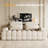 88'' No Assembly Chenille Modular Sofa with Removable Pillows and Tufted Design-966140316