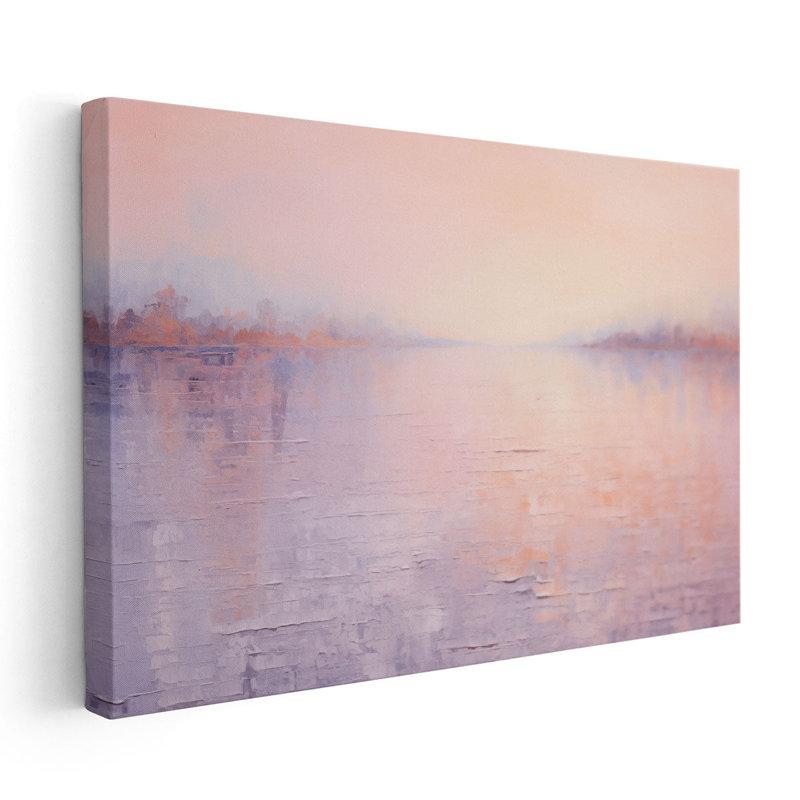 Doux lever de soleil, H 20 po x l 30 po