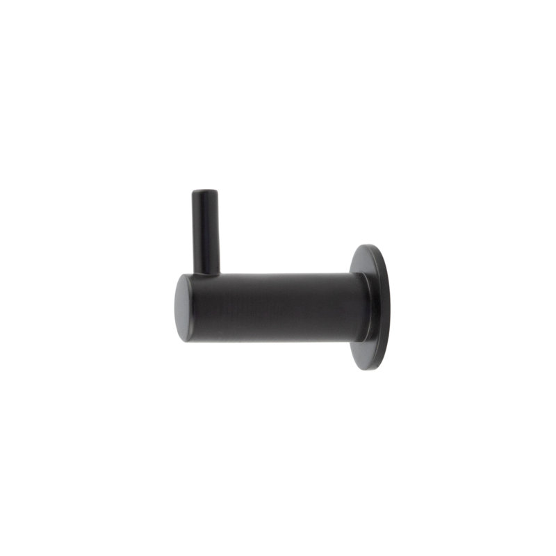 Hoxton Wall Mounted Robe Hook, Matte Black