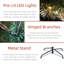 Lighted Artificial Pine Christmas Tree-2122540302