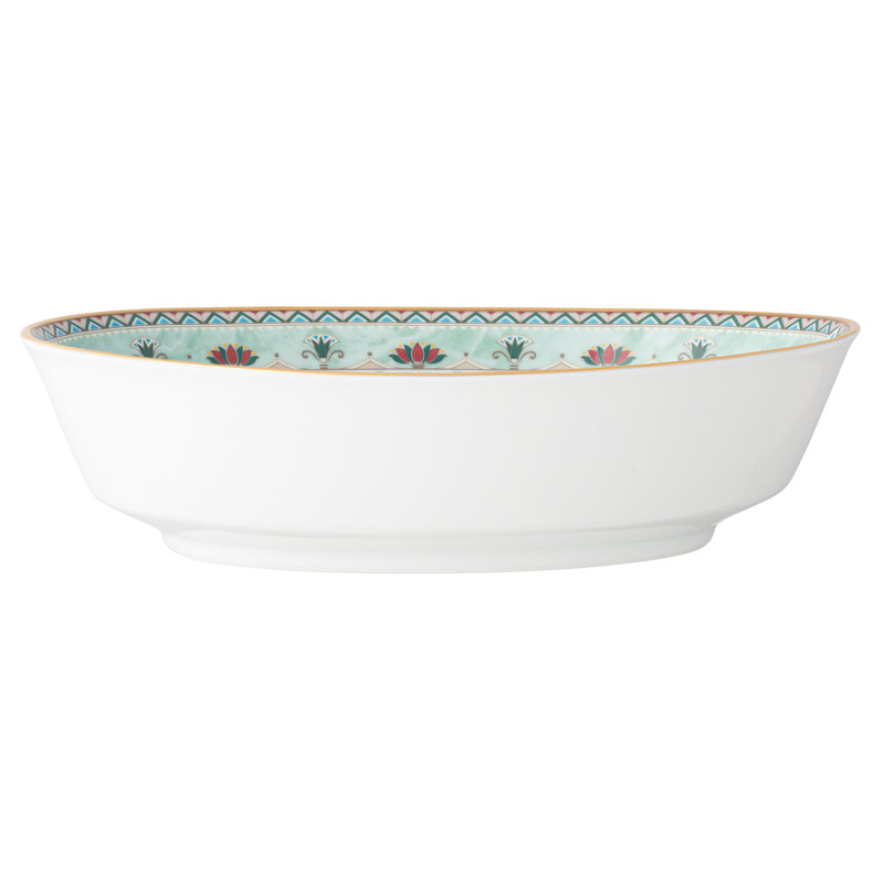 Noritake Serene Garden Oval Vegetable Bowl, 9-3/4", 46 oz.