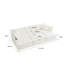 Canapé modulaire confortable à assise profonde modulaire réversible et confortable à 6 places avec 3 repose-pieds, 3 coussins décoratifs et 2 coussins d'accoudoirs