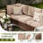Kewei 51" W Wicker Patio Sofa with Cushions -806312088