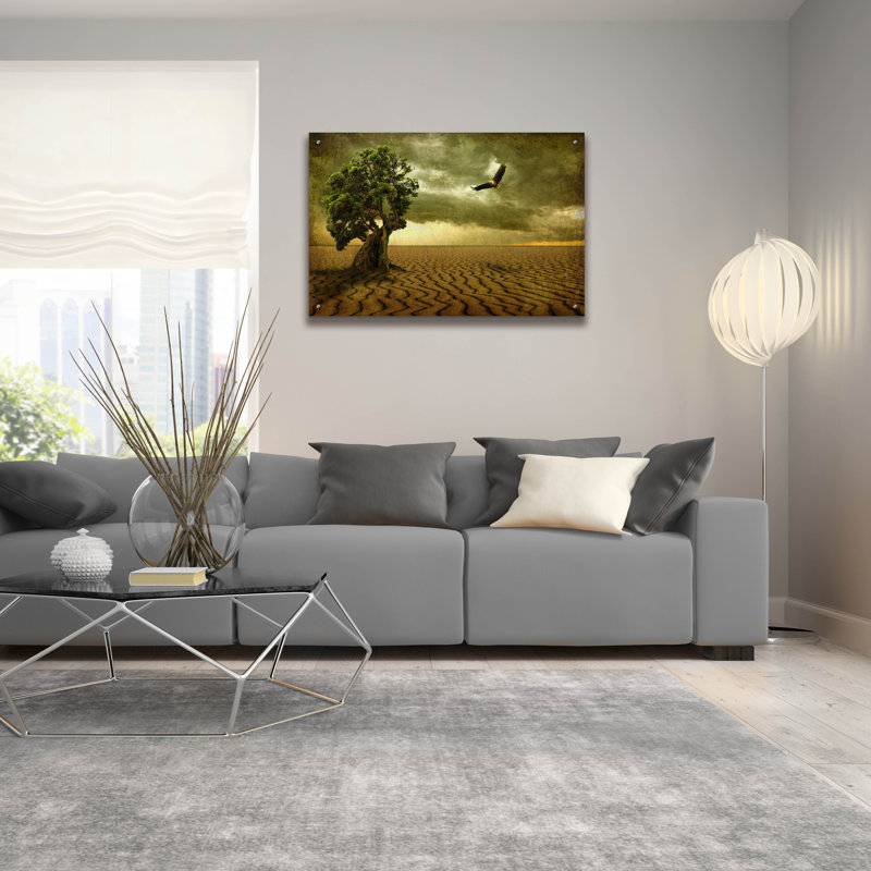 Art mural en verre Lark Manor ™ «The Temptation» par Carlos Casamayor, H 24 po x l 36 po x P 0,2 po