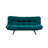 3-Seat Sofa Bed, Petrol Green, 69.0 x 20.0 x 15.7 inches | 100% Metal Frame, Soft Easy Clean Fabric, Multi-Position Backrest | 2 Cushions with 14.1 oz Silicone Fiber Filling | Maximum Weight Capacity: 440 lbs | Modern & Versatile Design-1949216005