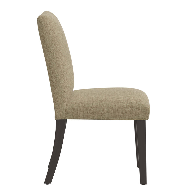 Chaise parsons en coton Sylva, Lin texturé naturel Zuma, Rouge antique Stewart