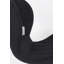 Chaise d'appoint rembourrée noire OMG