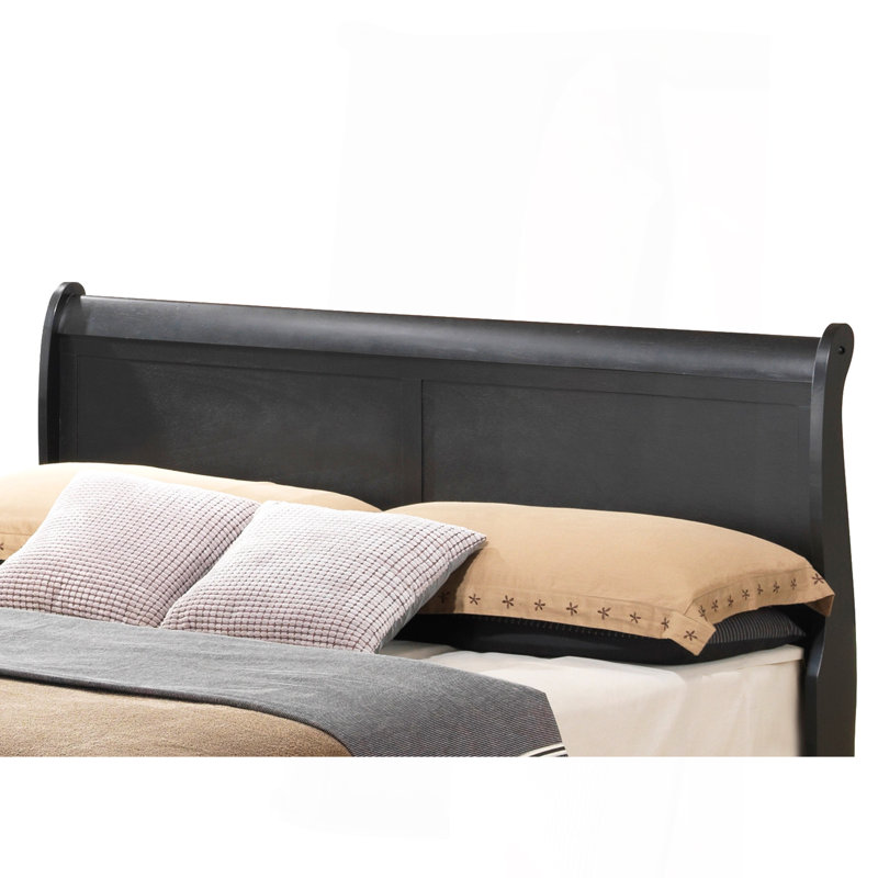 Lit double noir Elegant Traditional