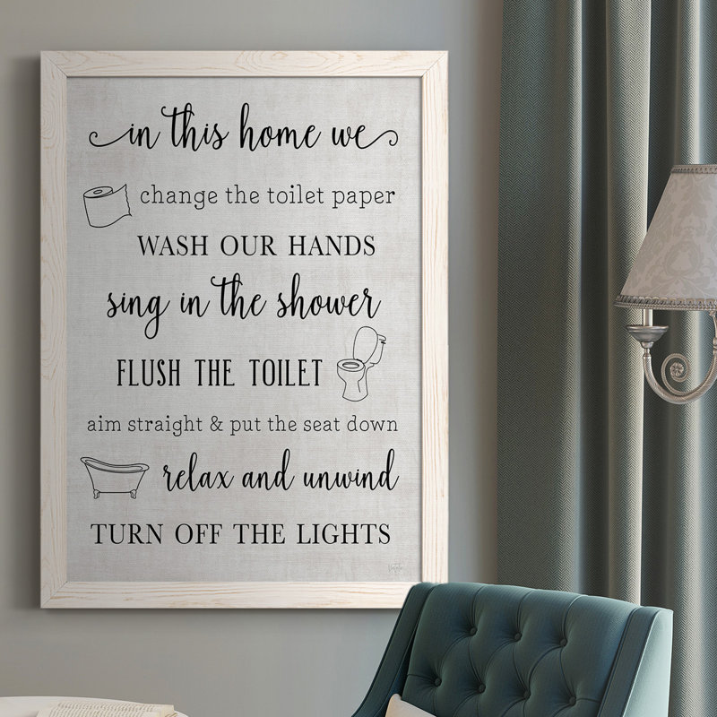 «Keila In This Bathroom», reproduction d'art sur toile, Blanc, H 37,5 po x l 27,5 po x P 1 po
