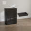HOMCOM Chest of Drawers with 5 Drawers, Modern Dresser for Bedroom, Black
