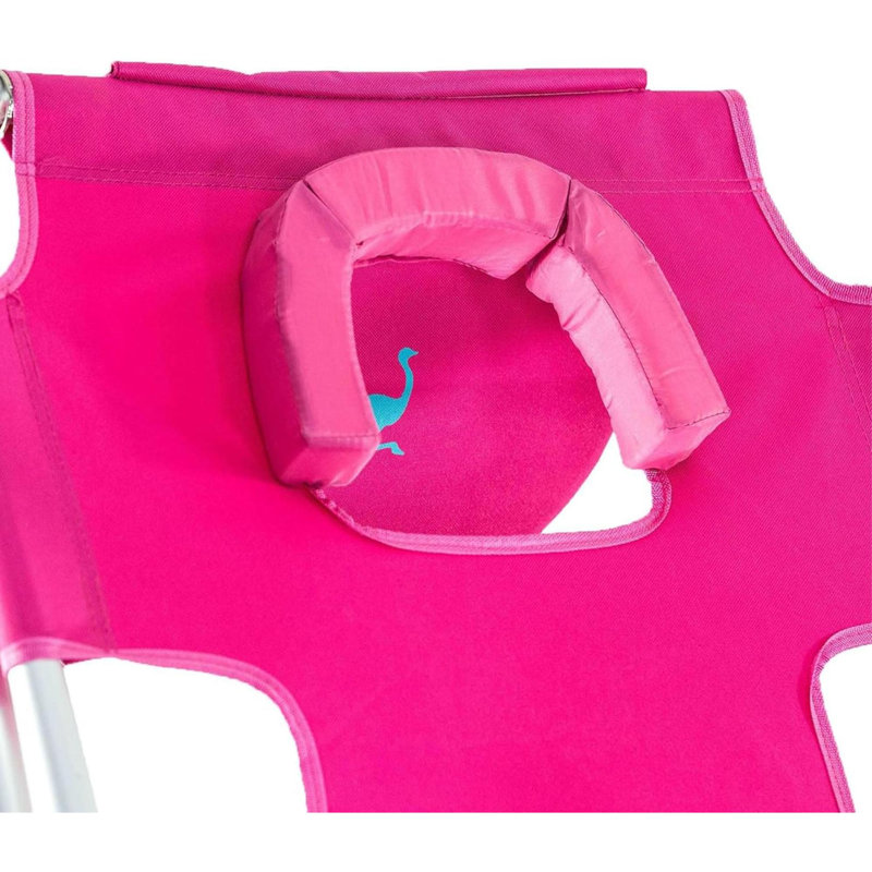 Chaise de plage Thaden, Rose