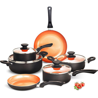 10 - Piece Non-Stick Aluminum Cookware Set