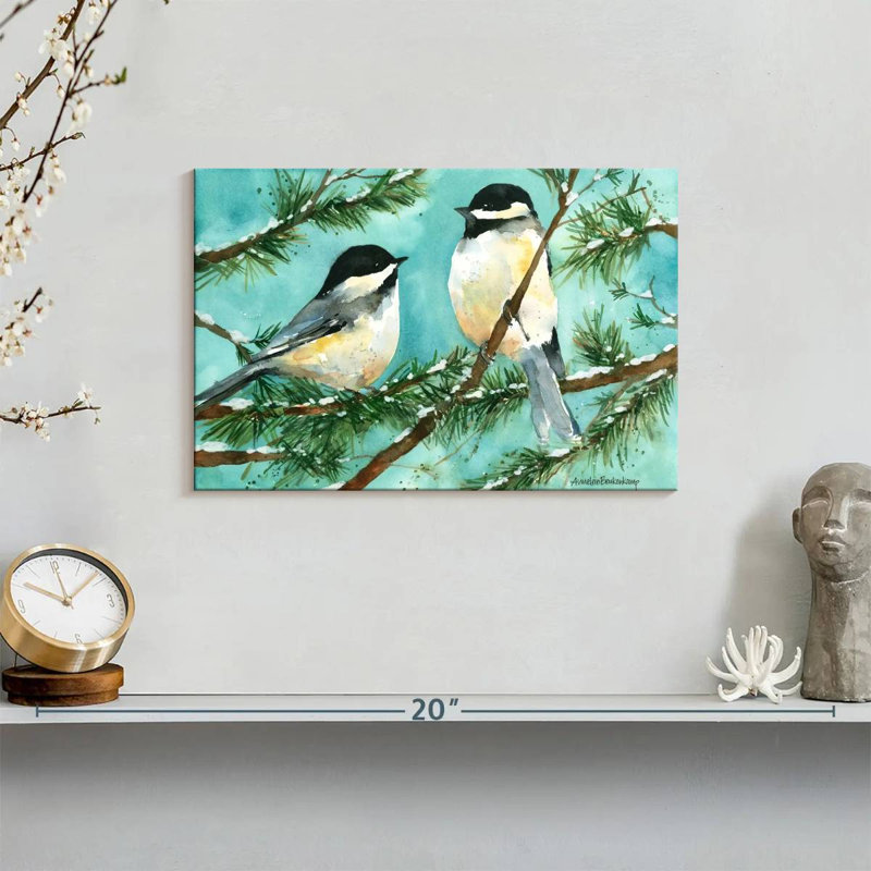 Chickadee Chat, 8" H x 12" W
