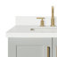 Meuble-lavabo simple en bois massif gris de 30 po avec comptoir en quartz blanc pur 1,5 po Freitas-694790719-763243947-694790713