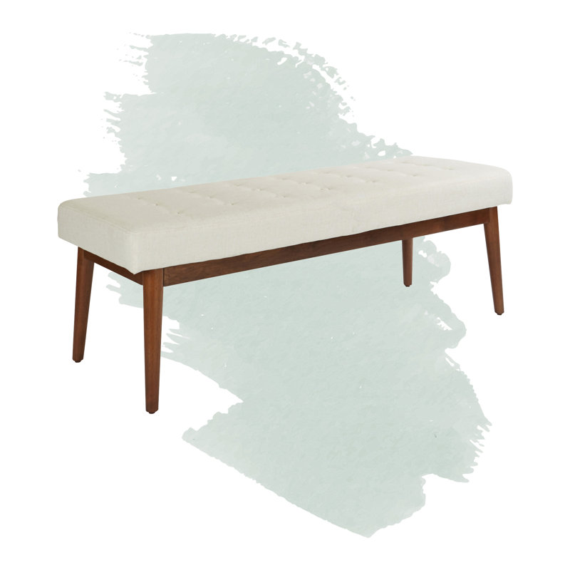 Banc rembourré Batel, Lin