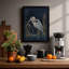 Heron in Reeds Coastal - Framed Print-511915608-511915610