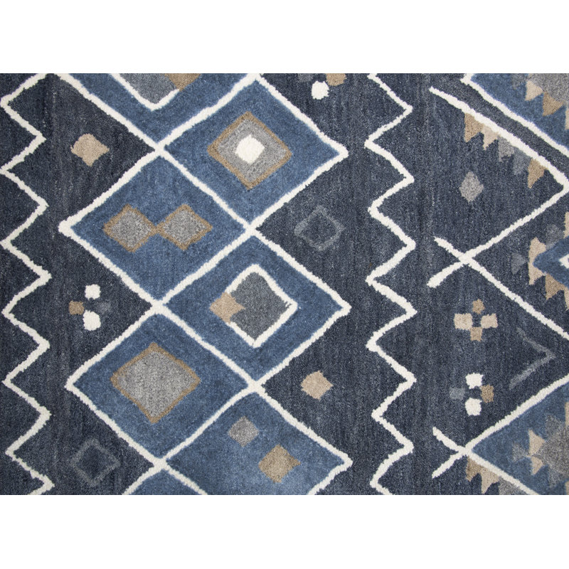 Nona Wool Geometric Indoor Rug, Rectangle 3' x 5'