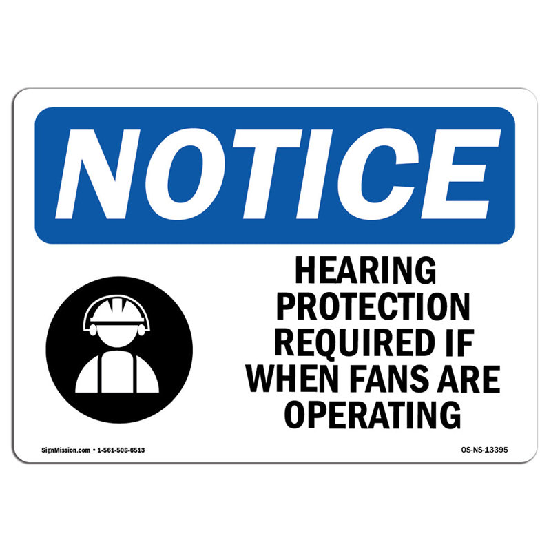 Hearing Protection Required Sign