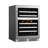 Wine Cooler - Transcend 24 in. 46 Bottle Seamless Stainless Steel Single Door Dual Zone Built-In