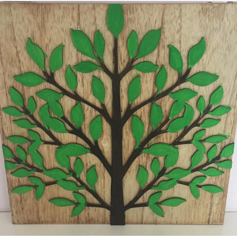 Plants & Flowers Wall Decor on Wood