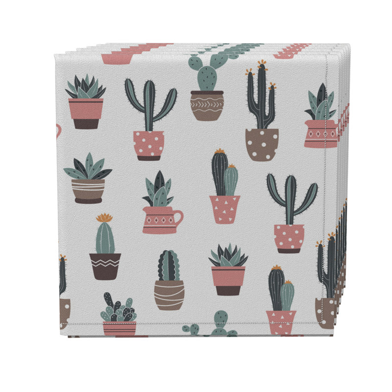 Cotton Twill Animals/Nature Square Napkin