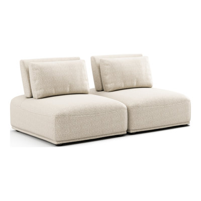 Canapé modulaire 2 pièces Aukeem